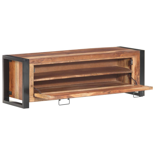 Schoenenkast 120X35X40 Cm Massief Hout