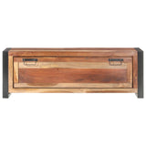 Schoenenkast 120X35X40 Cm Massief Hout
