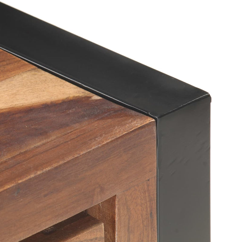 Schoenenkast 120X35X40 Cm Massief Hout