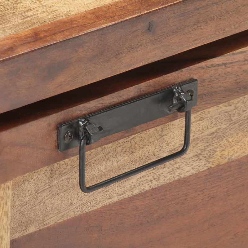 Schoenenkast 120X35X40 Cm Massief Hout