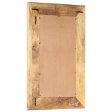 Spiegel Handgesneden 80X50X2,6 Cm Massief Mangohout