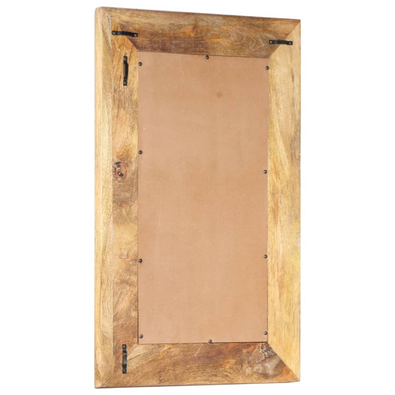 Spiegel Handgesneden 80X50X2,6 Cm Massief Mangohout