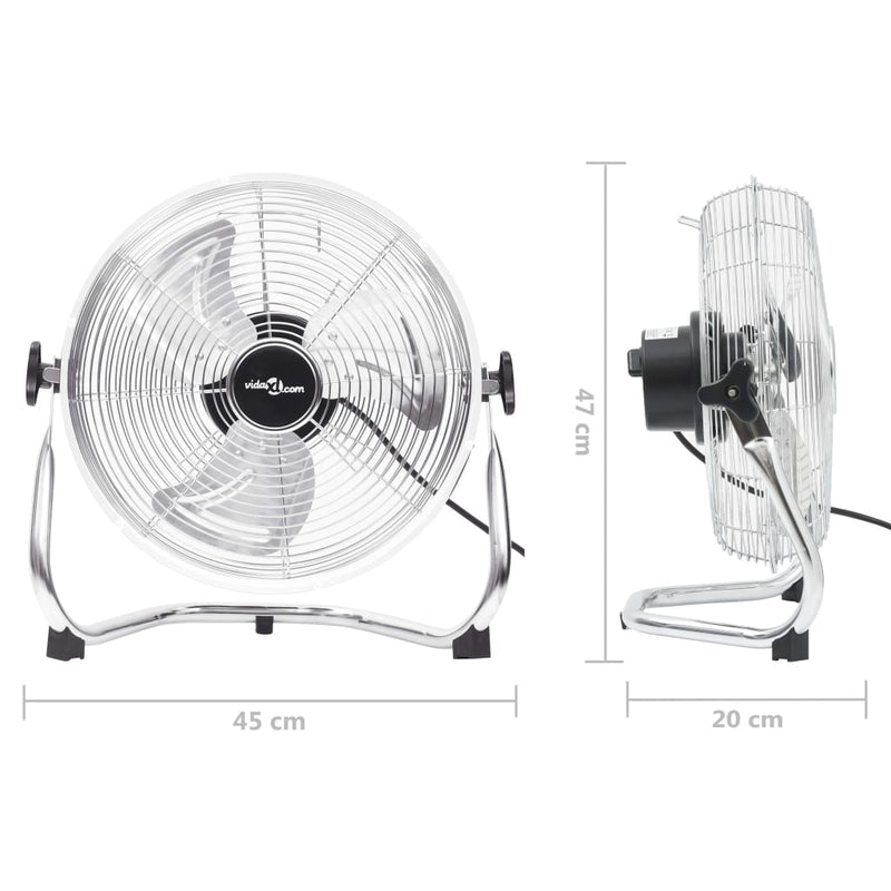 Vloerventilator 3 Snelheden 50,7 W 45 Cm