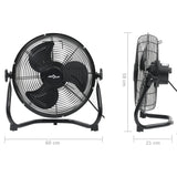 Vloerventilator 3 Snelheden 115,2 W 60 Cm