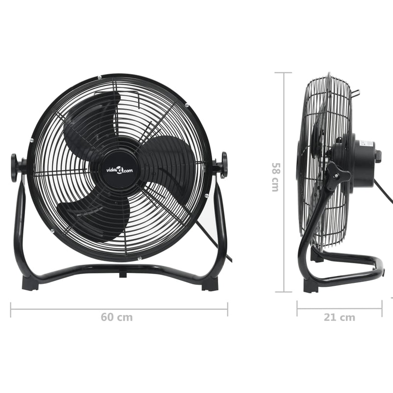 Vloerventilator 3 Snelheden 115,2 W 60 Cm
