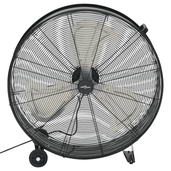 Trommelventilator Industrieel 187,7 W 77 Cm Zwart