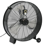 Trommelventilator Industrieel 187,7 W 77 Cm Zwart