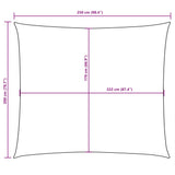 Zonnescherm Rechthoekig 2X2,5 M Oxford Stof Donkergroen