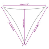 Zonnescherm Driehoekig 4,5X4,5X4,5 M Oxford Stof Donkergroen