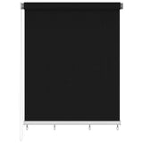 Rolgordijn Voor Buiten 220X230 Cm Zwart