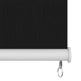 Rolgordijn Voor Buiten 220X230 Cm Zwart