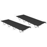 Campingbed 180X60X19 Cm Oxford Stof En Staal