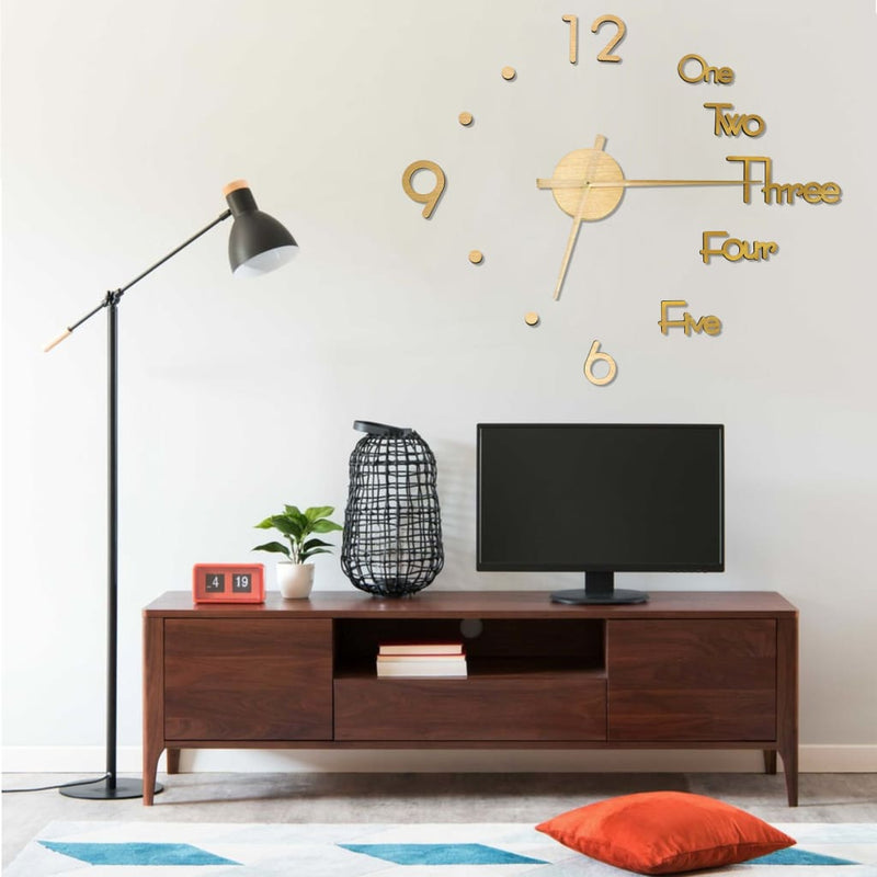 3D-Wandklok Modern Xxl 100 Cm