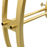 Wandklok 52 Cm Ijzer Kleurig