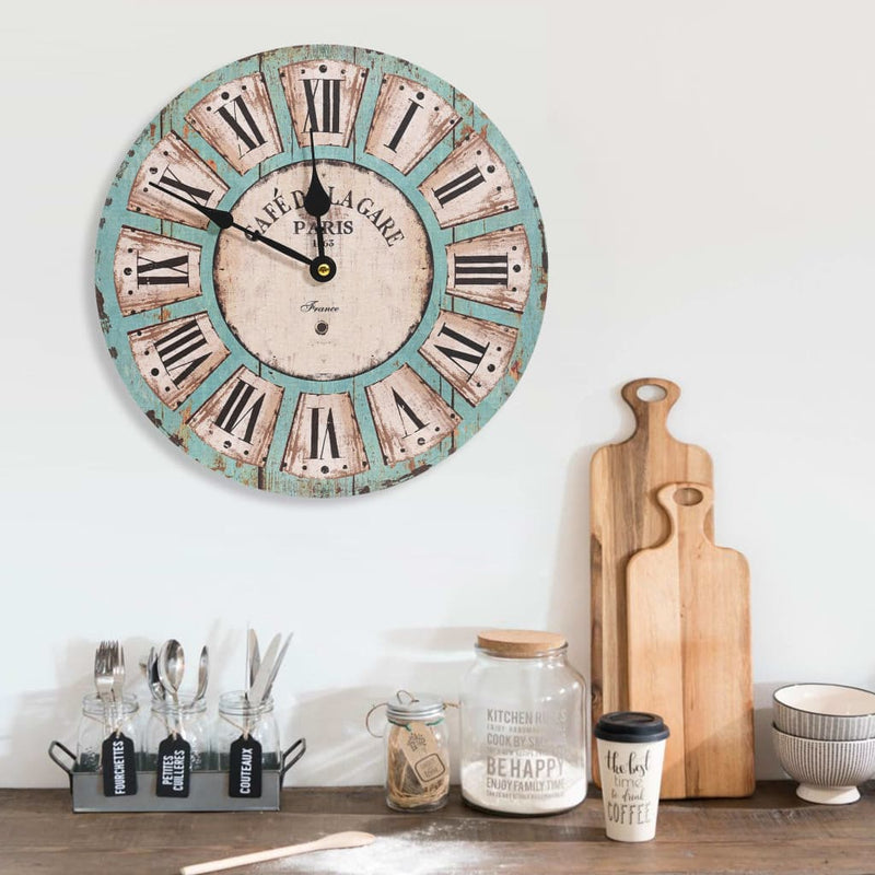 Wandklok Mdf Meerkleurig