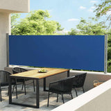 Windscherm Uittrekbaar Blauw