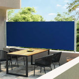 Windscherm Uittrekbaar Blauw