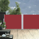 Windscherm Uittrekbaar 120X1000 Cm Rood