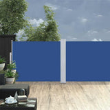 Windscherm Uittrekbaar Blauw
