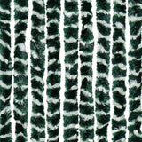 Vliegengordijn Chenille Groen En Wit