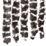 Vliegengordijn Chenille Bruin En Wit