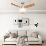 Plafondventilator Met Lamp Afstandsbediening 108 Cm