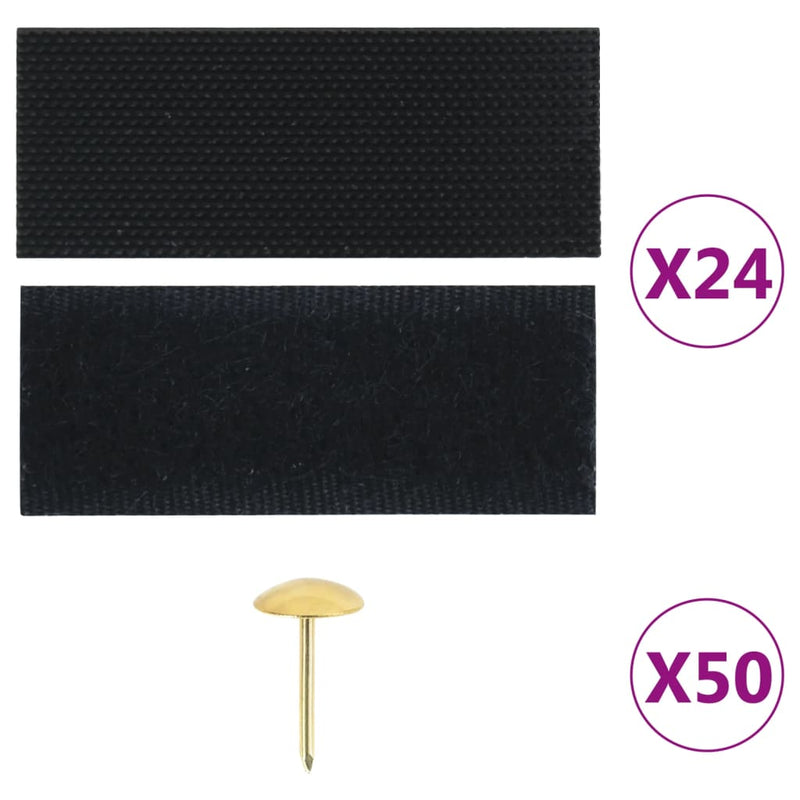 Insectendeurgordijnen 2 St Magnetisch Zwart