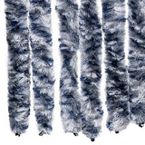 Vliegengordijn Chenille Blauw En Wit