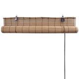 Rolgordijnen 2 St 80X160 Cm Bamboe Bruin