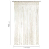 Gordijn Macramé 140X240 Cm Katoen