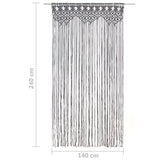 Gordijn Macramé 140X240 Cm Katoen