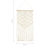 Wandhanger Macramé 40X80 Cm Katoen