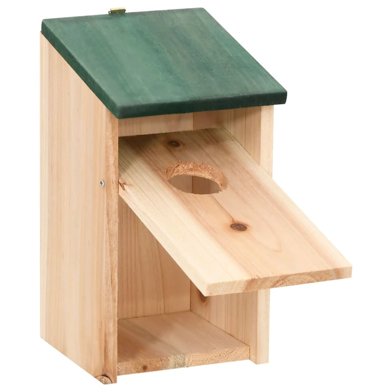 Vogelhuisjes 12X12X22 Cm Massief Vurenhout