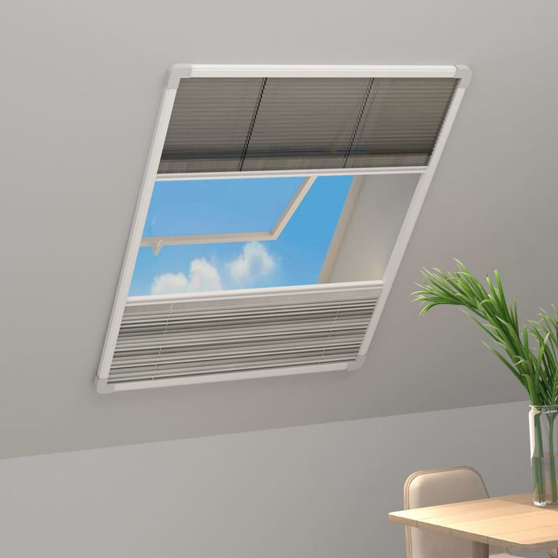 Raamhor Plissé Met Verduistering Aluminium