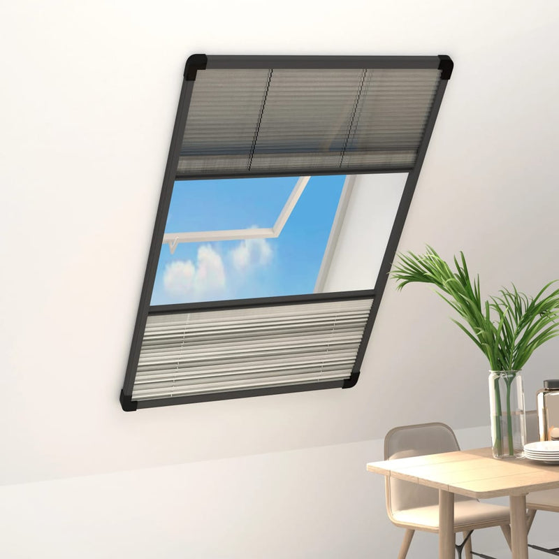 Raamhor Plissé Met Verduistering Aluminium