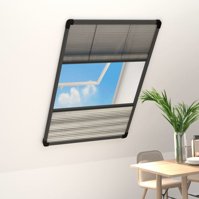 Raamhor Plissé Met Verduistering Aluminium