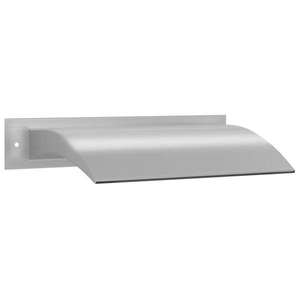 Zwembadfontein 45X26X13 Cm Roestvrij Staal Zilverkleurig