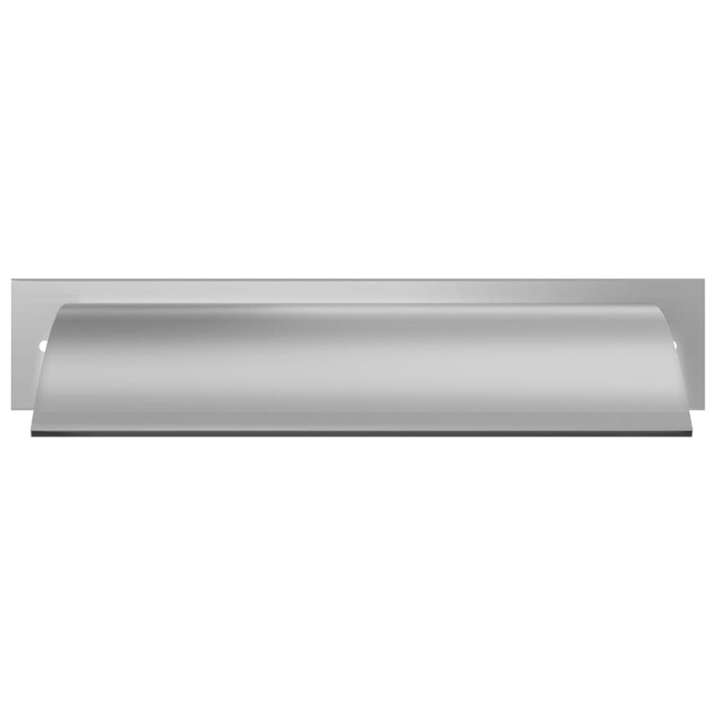 Zwembadfontein 45X26X13 Cm Roestvrij Staal Zilverkleurig