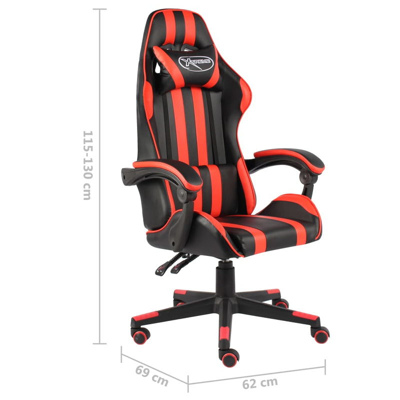 Racestoel Kunstleer Zwart En