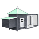Kippenhok Met Nestkast 190X72X102 Massief Vurenhout