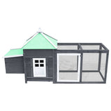 Kippenhok Met Nestkast 190X72X102 Massief Vurenhout