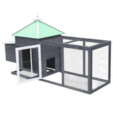 Kippenhok Met Nestkast 190X72X102 Massief Vurenhout