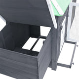 Kippenhok Met Nestkast 190X72X102 Massief Vurenhout