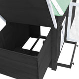 Kippenhok Met Nestkast 190X72X102 Massief Vurenhout