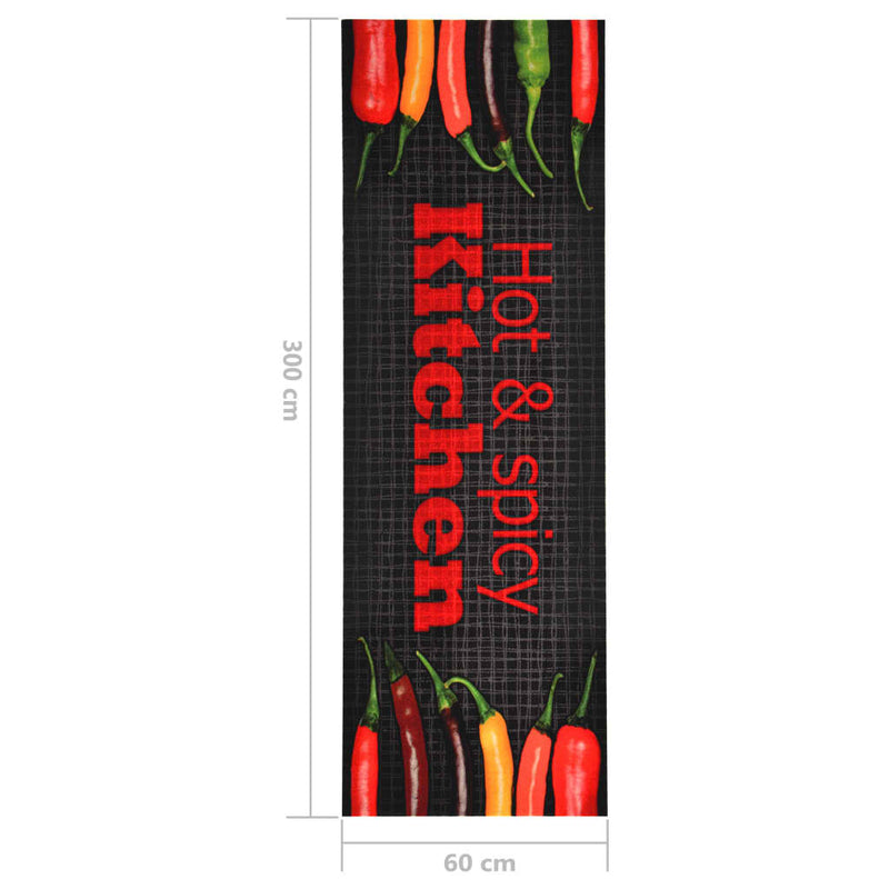 Keukenmat Wasbaar Hot & Spicy Hot And Spicy