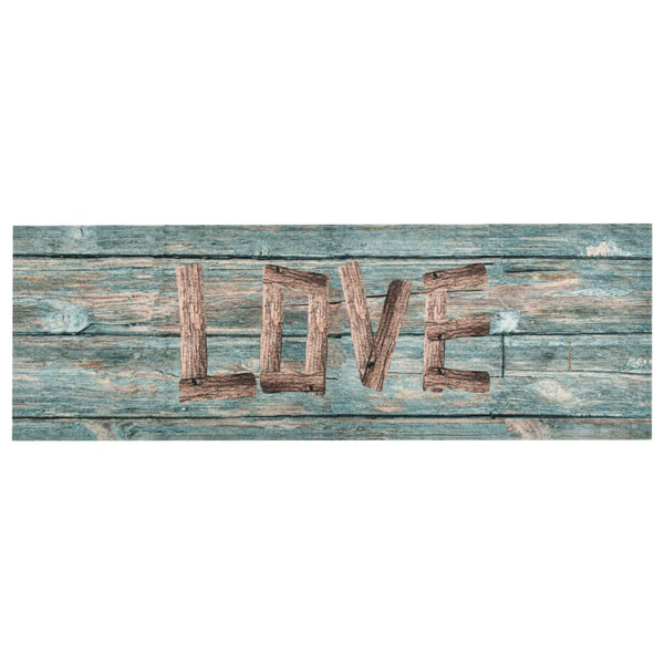 Keukenmat Wasbaar Love