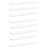 Wandschappen 40X10X1,5 Cm Bewerkt Hout Wit