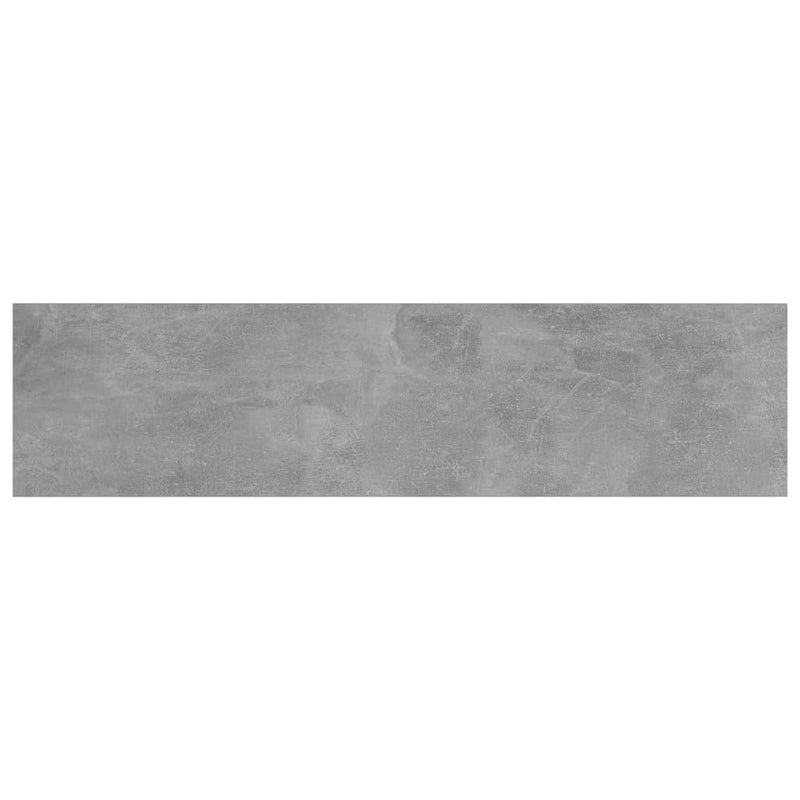 Wandschappen 40X10X1,5 Cm Bewerkt Hout Betongrijs