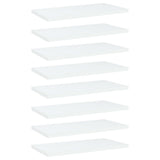 Wandschappen 40X10X1,5 Cm Bewerkt Hout Wit