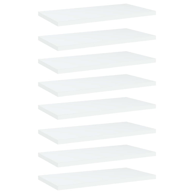 Wandschappen 40X10X1,5 Cm Bewerkt Hout Wit